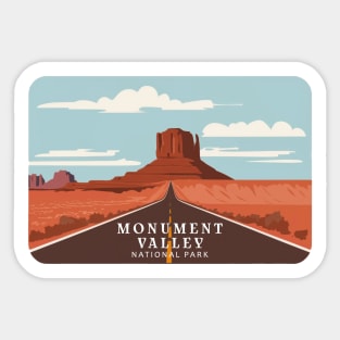 Monument Valley National Park Travel Sticker Sticker